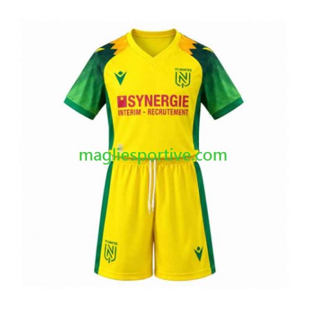Completo Calcio Nantes Bambino Divisa Prima 2026-2027 Completo Calcio Nantes Bambino Divisa Prima 2026-2027
